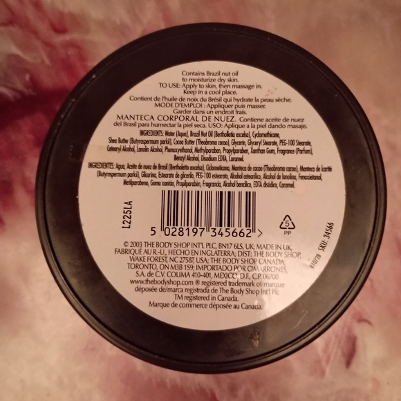 NEW The Body Shop Nut Dry Skin Body Butter 200 mL/ 196 g - Picture 2 of 4